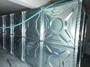 3.5 Tonluk Modüler Galvaniz Su Deposu