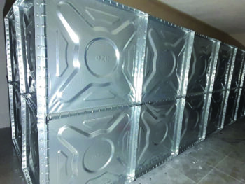3.5 Tonluk Modüler Galvaniz Su Deposu