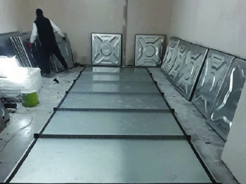 3.5 Tonluk Modüler Galvaniz Su Deposu