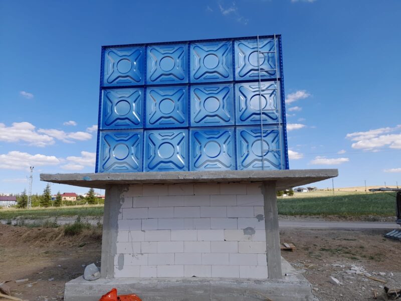 60 Tonluk Modüler İçten Termoplastik Kaplamalı Su Deposu