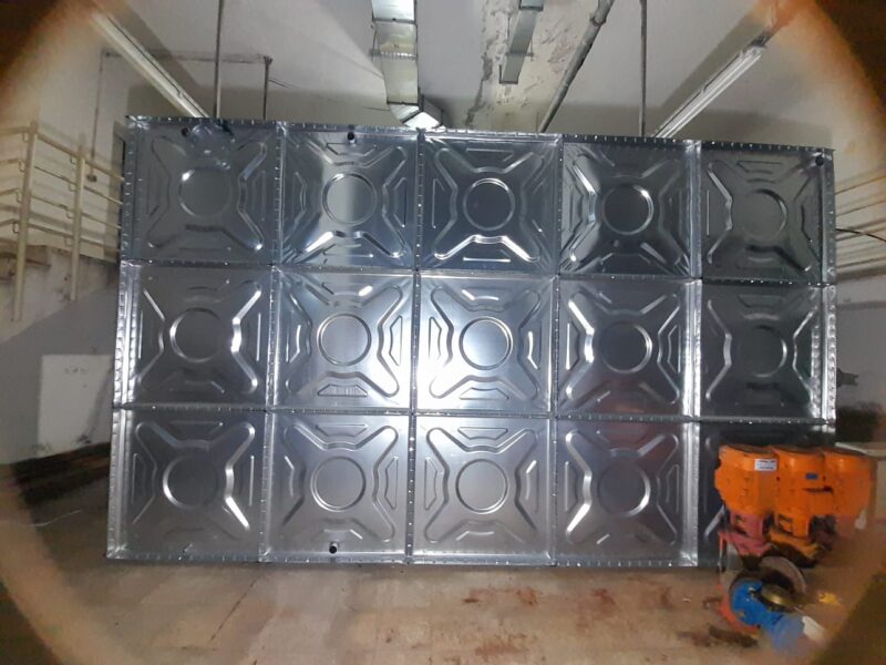 37 Tonluk Modüler Galvaniz Su Deposu